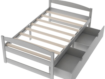 Platform Bed With 2 Drawers