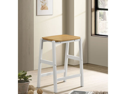 Cowichan - Backless Counter Stool (Set of 2) - White