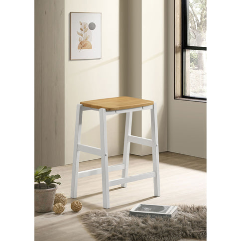 Cowichan - Backless Counter Stool (Set of 2) - White