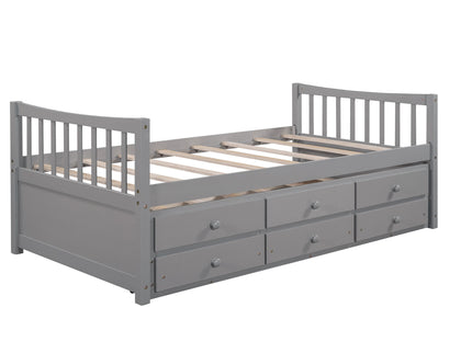 Twin Size Daybed With Trundle And Drawers