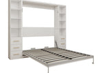 White / Queen / 2 Cabinets