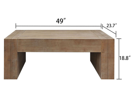Minimalist Rectangular Center Table For Living Room