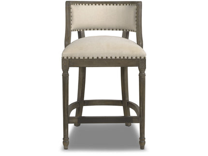 Paris - Farmhouse Counter Height Bar Stool With Backrest