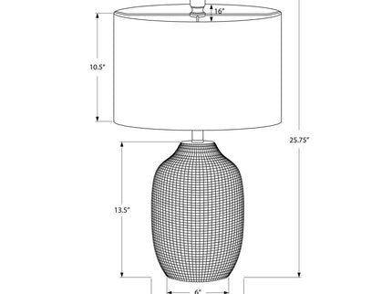 Table Lamp, Lighting, Ceramic, Contemporary - Cream