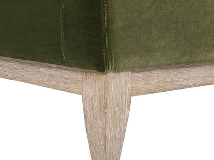 Pasadena - Wide Modern Farmhouse Accent Arm Chair - Olive Green