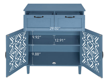 2 Door 2 Drawer Elegant Cabinet