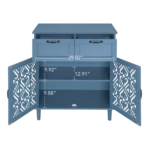 2 Door 2 Drawer Elegant Cabinet