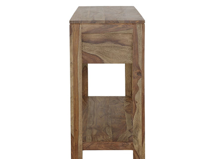 Tucker - 3 Drawer Console Table With Lower Shelf - Natural