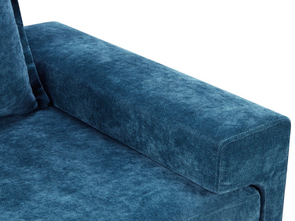 Upholstered Accent Chair With Wide Armrests And Ergonomic Back Support