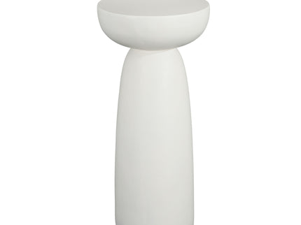 Magnesium Oxide Plant Stand - White