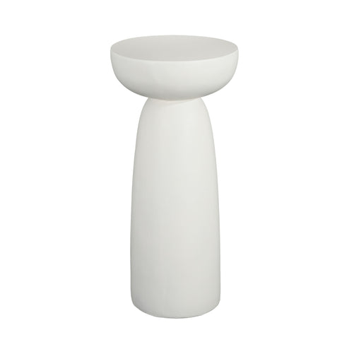 Magnesium Oxide Plant Stand - White