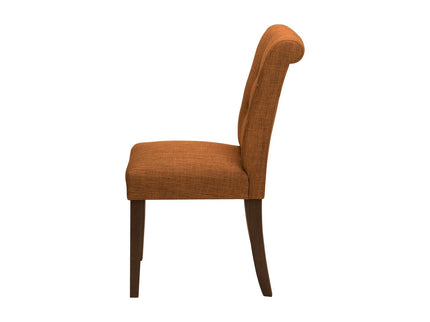 Modern Compact Design Upholstered Dining Chair (Set of 2)