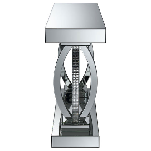 Drea - Entryway Sofa Console Table - Silver