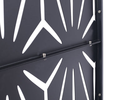 Outdoor & Indoor Metal Privacy Screen, Freestanding Decorative Panels