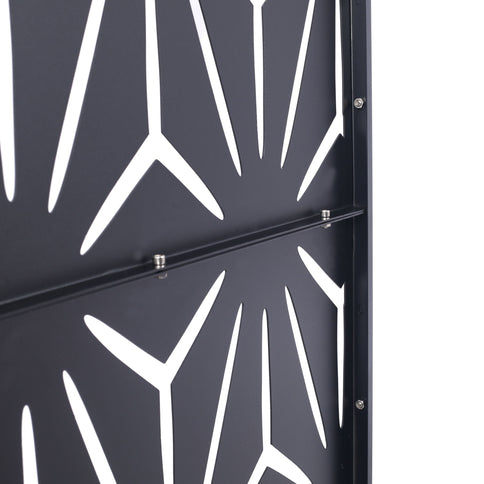 Outdoor & Indoor Metal Privacy Screen, Freestanding Decorative Panels