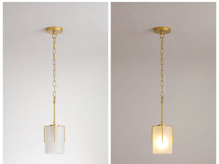 Adjustable Cylindrical Pendant Light