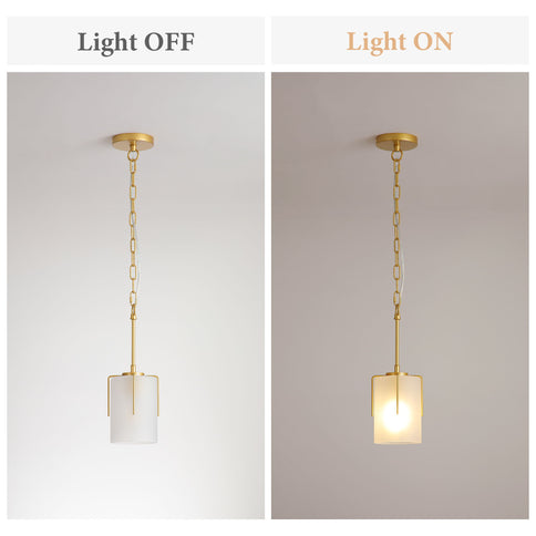 Adjustable Cylindrical Pendant Light