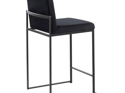Fuji - Contemporary Modern Elegance, High Back Counter Stool