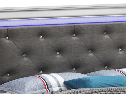 Transitional Elegant King Bed - Champagne