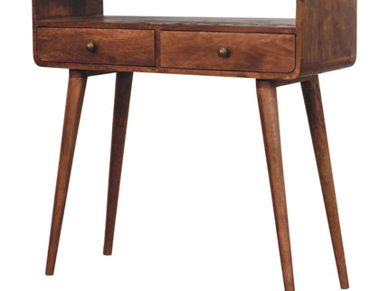 Solid Wood Curved Console Table