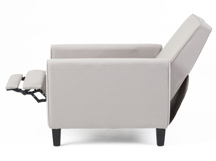 Upholstered Push Back Recliner Chair For Living Room