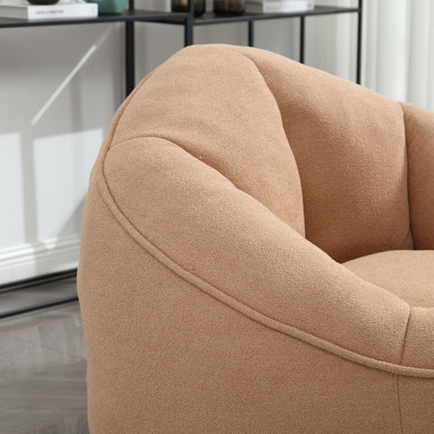 Bedding Bean Bag Sofa Chair High Pressure Foam With Footrest
