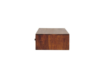 Lunar - 2 Drawer Wall Mounted Console - Brown