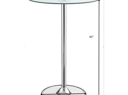 Indra - LED Bistro Table - Chrome