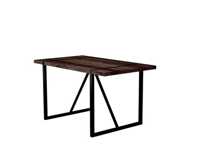 Modern Dining Table With Metal Legs For 4 - 6 Person