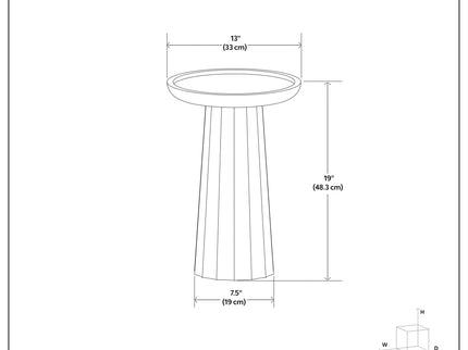 Dayton - Handcrafted Wooden Accent Table