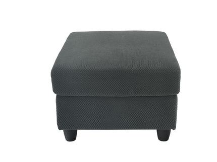 Accent Chair With Storage Ottoman, Reclining Single Chaise Lounge With Cupholders And USB, C Ports