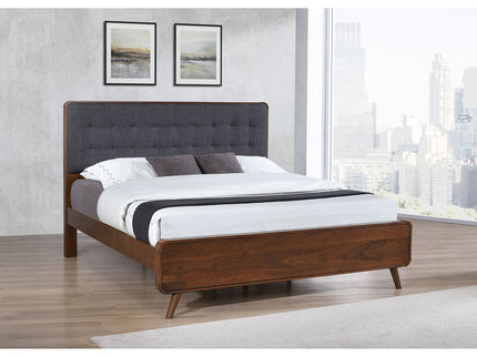 Carson Carrington - Platform Bed With Tufted Upholstery