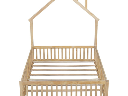 House Platform Bed With Guardrail