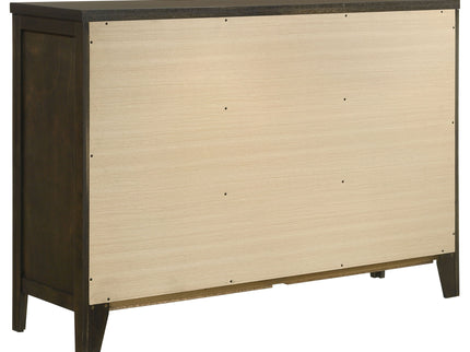 Clement - 4 Piece Queen Bedroom Set With Tufted Headboard - Dark Coffee