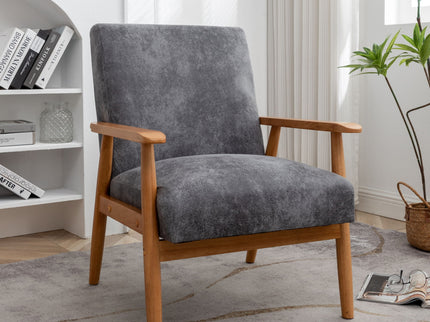 Wide Classic Mid-Century Modern Arm Chair
