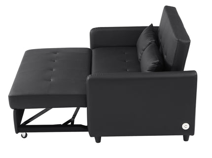 Convertible Sleeper Sofa Bed With 3 USB Ports