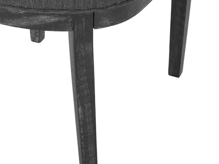 Modern Dining Chair With Durable Fabric Upholstery And Sturdy Wooden Frame (Set of 2)