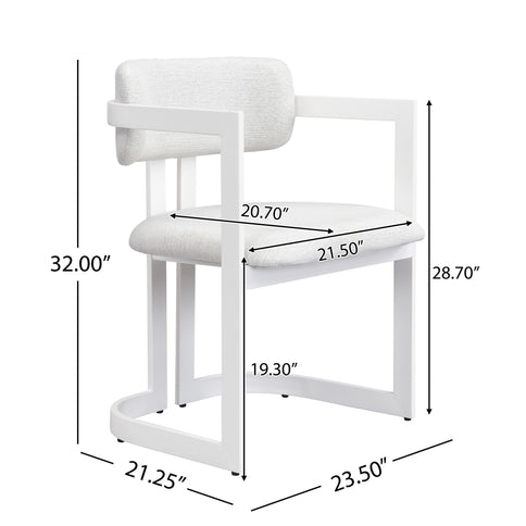 Upholstered Dining Armchairs (Set of 2)