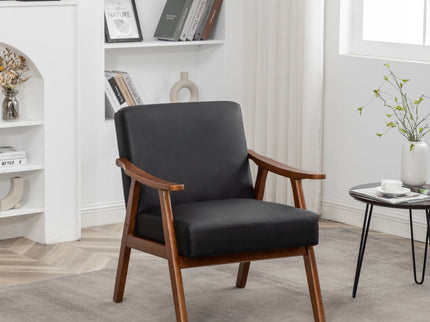 Accent Chair, Classic Mid Century Modern For Extra Seating