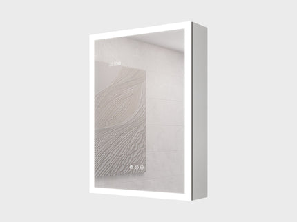 Bathroom Medicine Cabinet With Lights, LED Medicine Cabinet With Mirror, Lighted Medicine Cabinet With Defogger