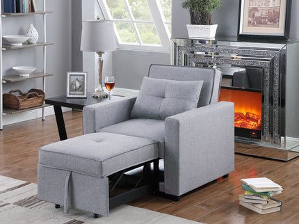 Zoey - Convertible Sleeper Chair With Side Pocket