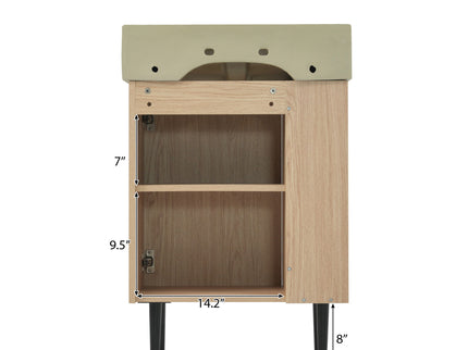 Bathroom Vanity, Combo Cabinet, Bathroom Storage Cabinet, Single Ceramic Sink