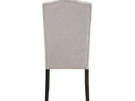 Gerardo - Linen Weathered Dining Chair (Set of 2) - Beige
