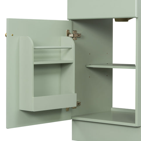 Bathroom Vanity With Sink, Cabinet With Adjustable Shelf