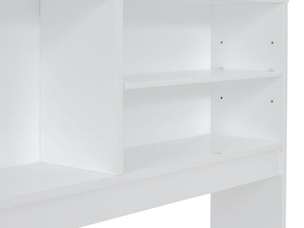 Daybed With 2 Bedside Cabinets, Upper Shelves And 4 Drawers