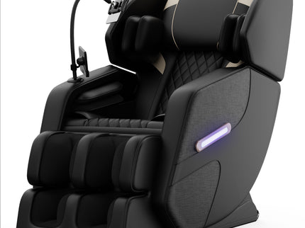 Zero Gravity Massage Chair Recliner, 10 Massage Heads And Full Body Air Pressure - Black
