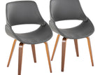 Dark Gray / Faux Leather