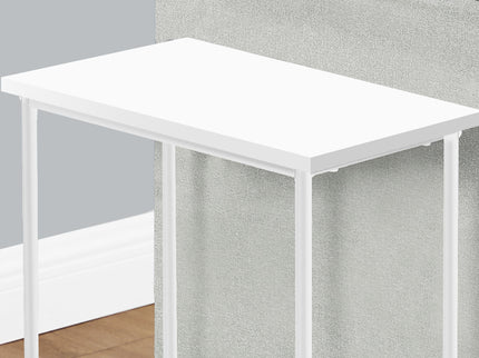 Accent Side Table, Narrow, Small, 2 Tier, Contemporary & Modern
