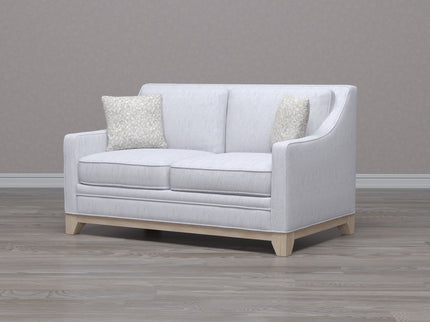 Loveseat With Casual Accent - Gray