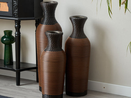Classic And Neat Floor Vase, High Independent Flower Stand (Set of 3)
